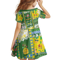 Pitcairn Islands Christmas Family Matching Mermaid Dress and Hawaiian Shirt Festive Beach Vibes - Polynesian Pride