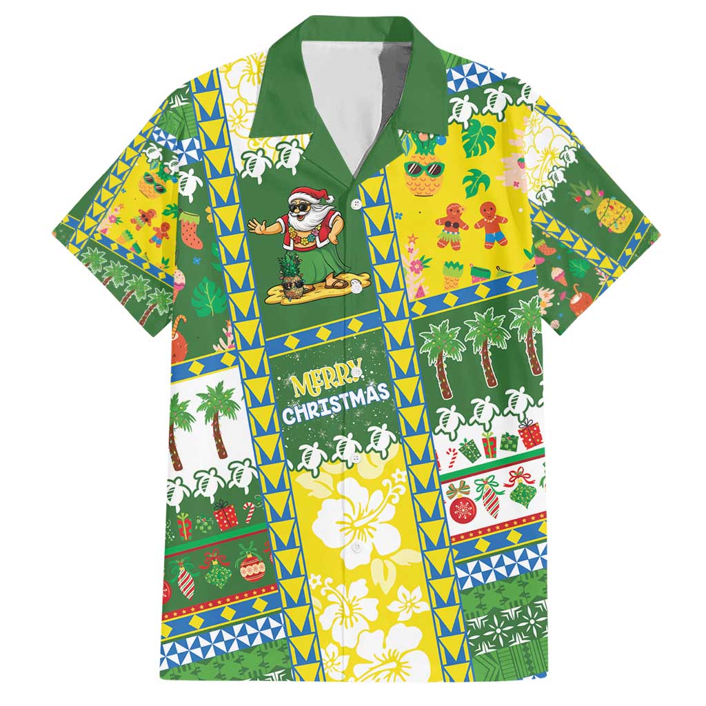 Pitcairn Islands Christmas Hawaiian Shirt Festive Beach Vibes - Polynesian Pride