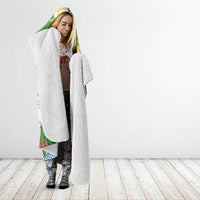 Pitcairn Islands Christmas Hooded Blanket Festive Beach Vibes - Polynesian Pride