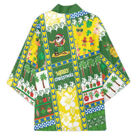 Pitcairn Islands Christmas Kimono Festive Beach Vibes - Polynesian Pride