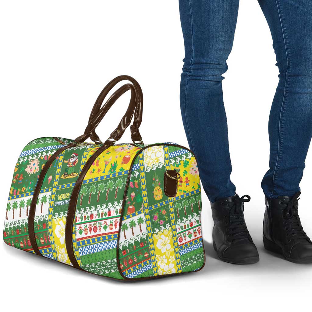 Pitcairn Islands Christmas Travel Bag Festive Beach Vibes - Polynesian Pride