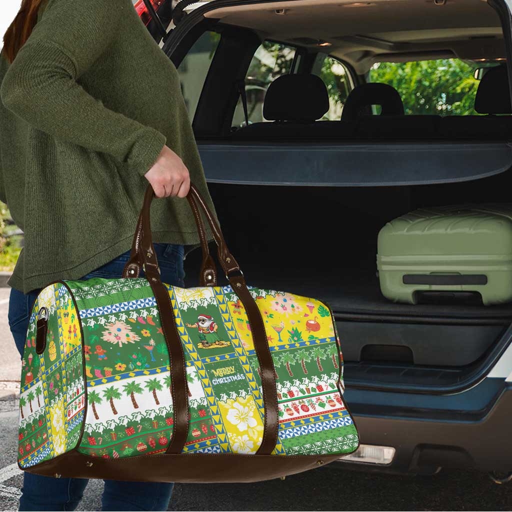 Pitcairn Islands Christmas Travel Bag Festive Beach Vibes - Polynesian Pride