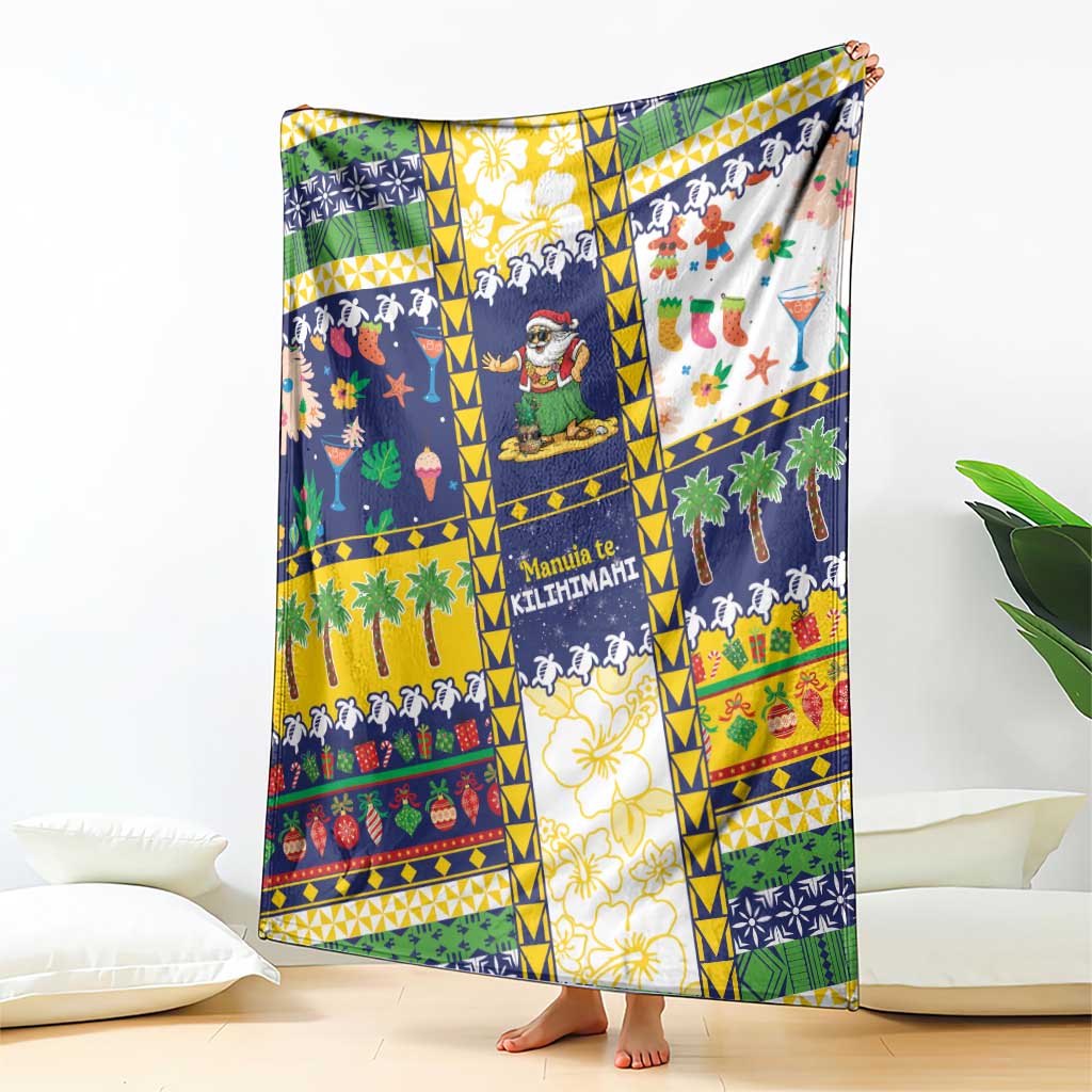 Tokelau Christmas Blanket Festive Beach Vibes - Polynesian Pride