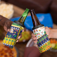 Tokelau Christmas 4 in 1 Can Cooler Tumbler Festive Beach Vibes - Polynesian Pride