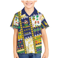 Tokelau Christmas Family Matching Mermaid Dress and Hawaiian Shirt Festive Beach Vibes - Polynesian Pride