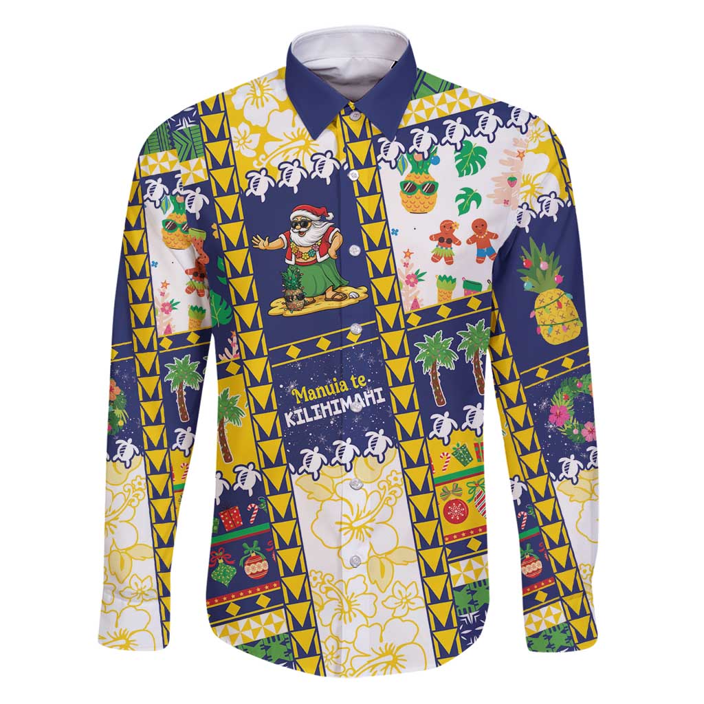 Tokelau Christmas Family Matching Puletasi and Hawaiian Shirt Festive Beach Vibes - Polynesian Pride