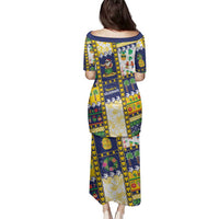 Tokelau Christmas Family Matching Puletasi and Hawaiian Shirt Festive Beach Vibes - Polynesian Pride