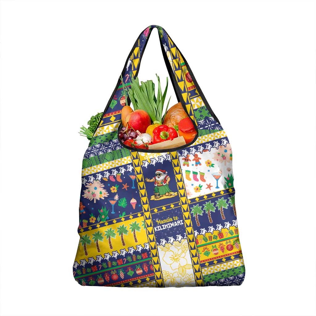 Tokelau Christmas Grocery Bag Festive Beach Vibes - Polynesian Pride