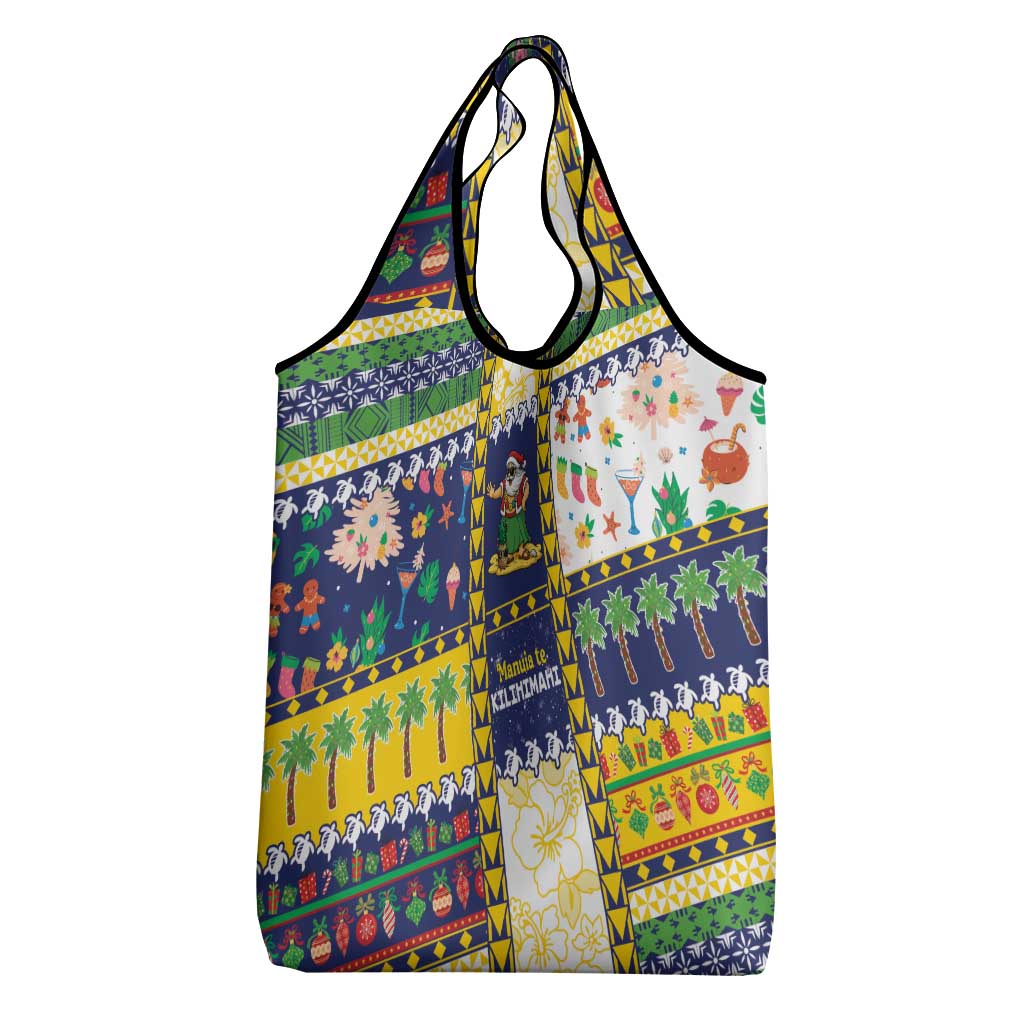 Tokelau Christmas Grocery Bag Festive Beach Vibes - Polynesian Pride