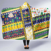 Tokelau Christmas Hooded Blanket Festive Beach Vibes - Polynesian Pride