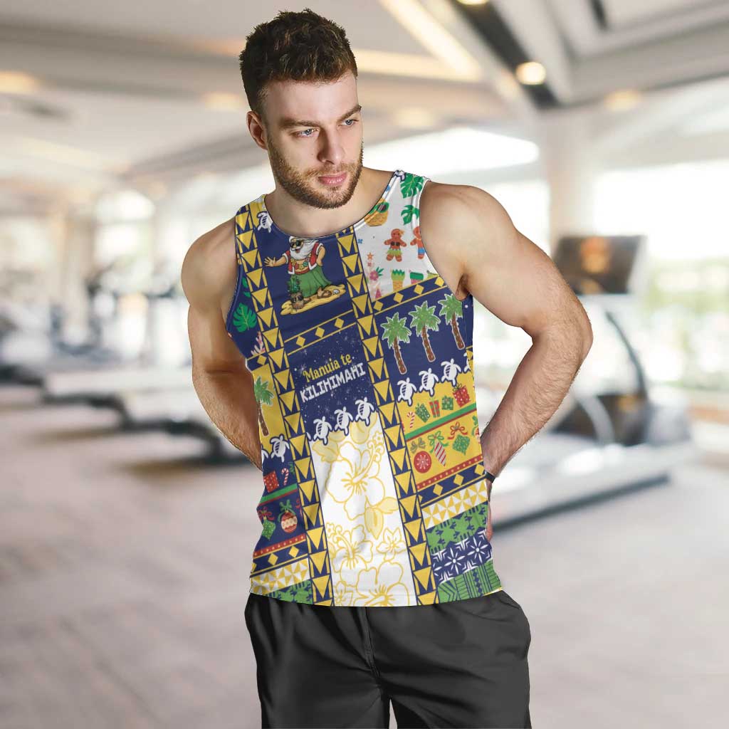 Tokelau Christmas Men Tank Top Festive Beach Vibes - Polynesian Pride