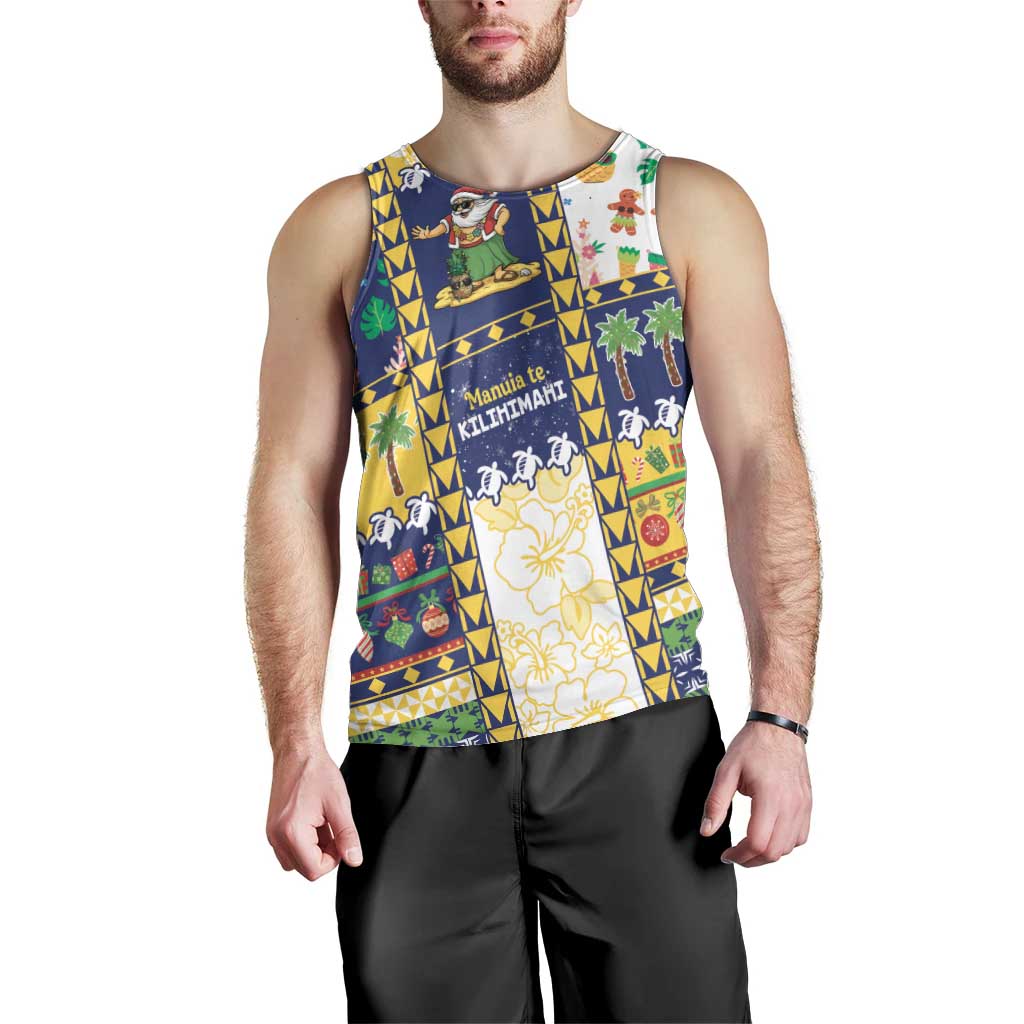Tokelau Christmas Men Tank Top Festive Beach Vibes - Polynesian Pride