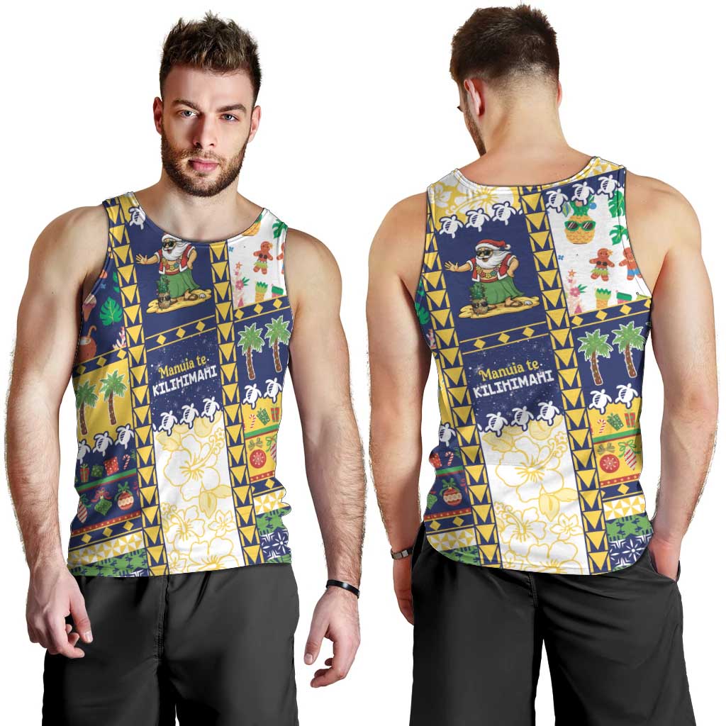 Tokelau Christmas Men Tank Top Festive Beach Vibes - Polynesian Pride