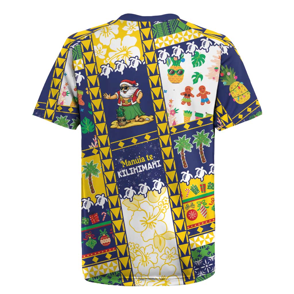 Tokelau Christmas Rugby Jersey Festive Beach Vibes - Polynesian Pride