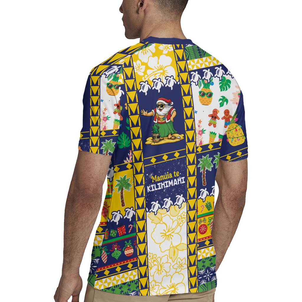 Tokelau Christmas Rugby Jersey Festive Beach Vibes - Polynesian Pride