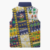 Tokelau Christmas Sleeveless Puffer Jacket Festive Beach Vibes - Polynesian Pride