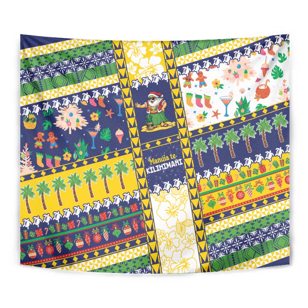 Tokelau Christmas Tapestry Festive Beach Vibes - Polynesian Pride