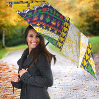 Tokelau Christmas Umbrella Festive Beach Vibes - Polynesian Pride