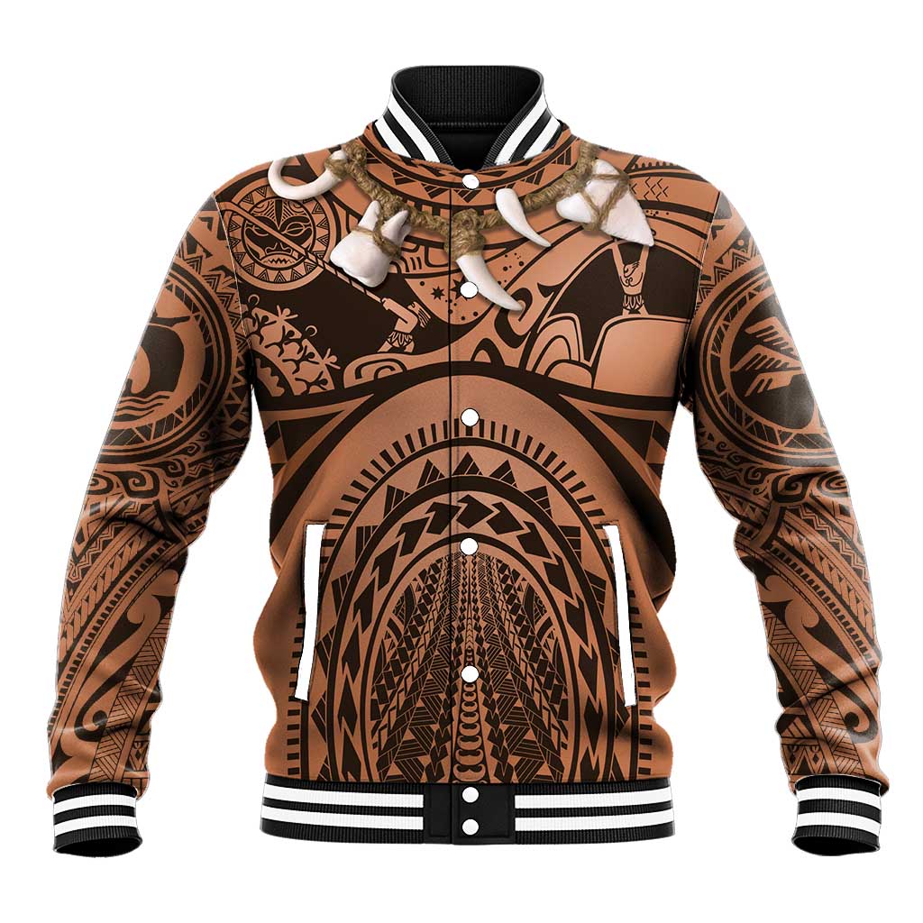 Polynesia Maui Tattoo Inspired Cosplay Costume Baseball Jacket