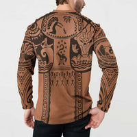 Polynesia Maui Tattoo Inspired Cosplay Costume Button Sweatshirt