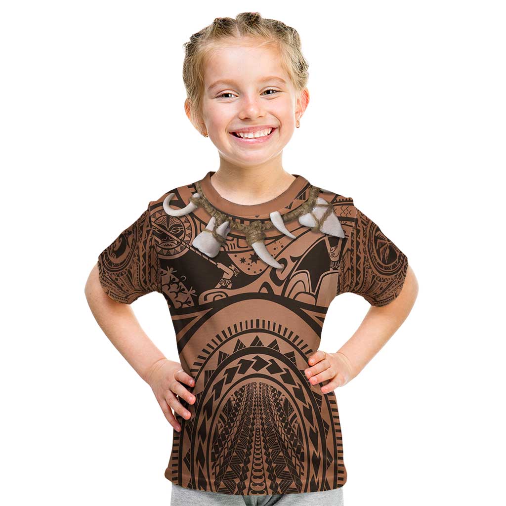 Polynesia Maui Tattoo Inspired Cosplay Costume Kid T Shirt