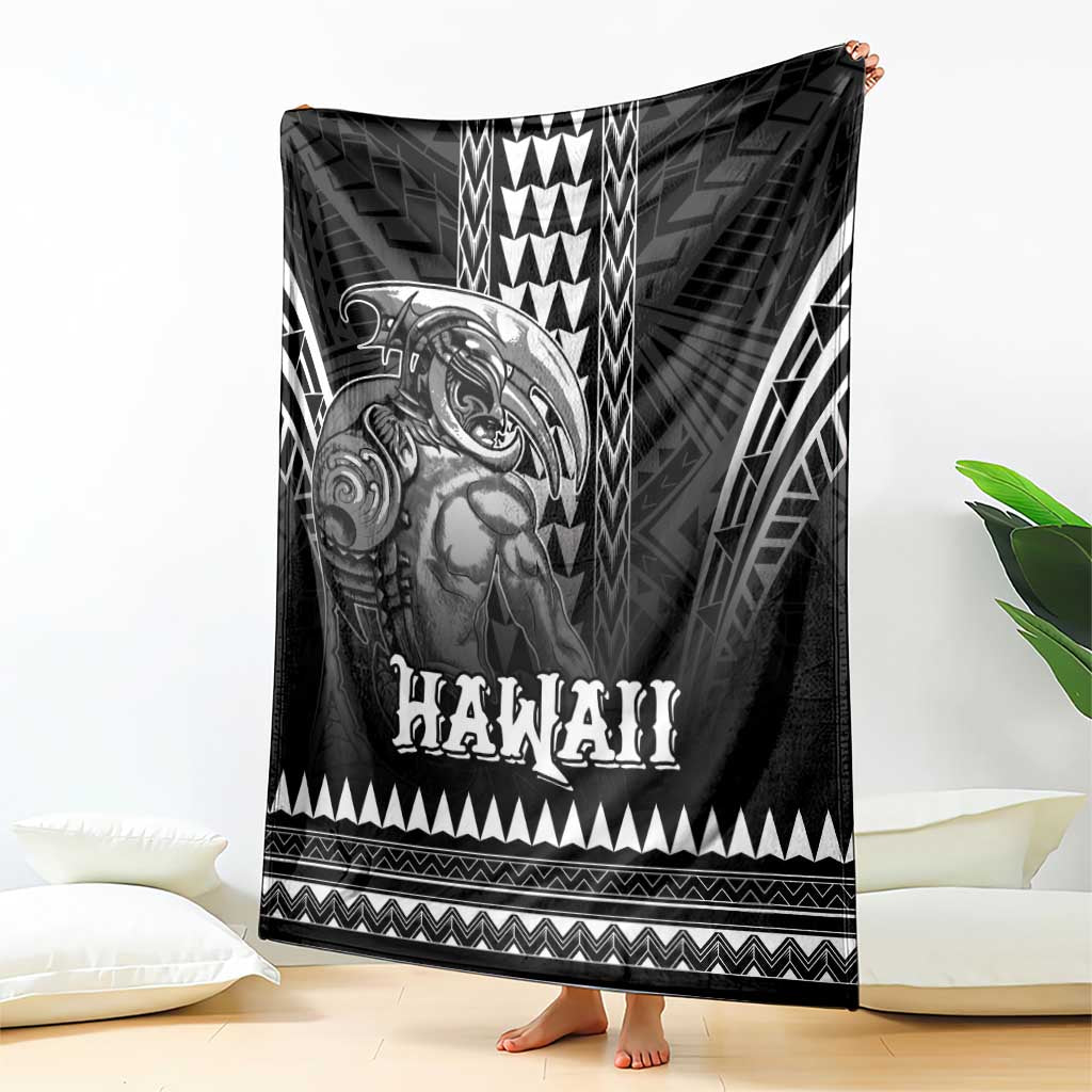 Hawaiian Ikaika Warrior Blanket Tribal Pattern