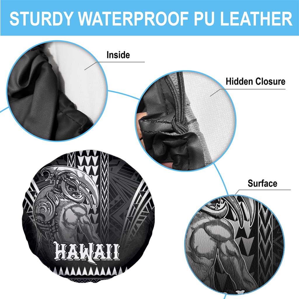 Hawaiian Ikaika Warrior Spare Tire Cover Tribal Pattern