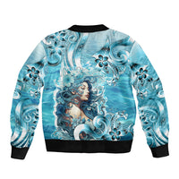 Hawaii Namaka Goddess Of The Sea Bomber Jacket Polynesian Style LT05 - Polynesian Pride