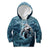Hawaiian Shark God Kamohoalii Kid Hoodie Polynesian Style LT05 Hoodie Blue - Polynesian Pride