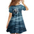 Hawaiian Shark God Kamohoalii Kid Short Sleeve Dress Polynesian Style LT05 - Polynesian Pride