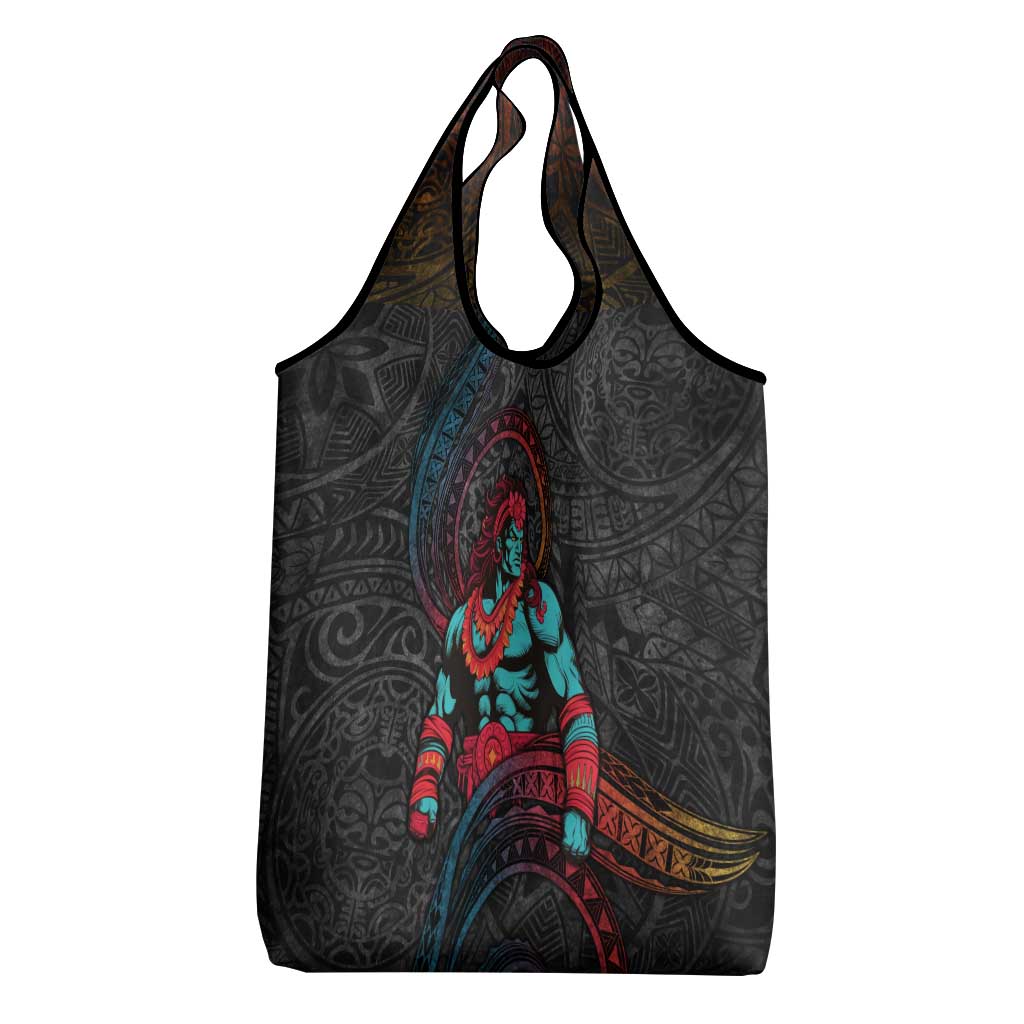 Hawaiian Demigod Maui Grocery Bag Polynesian Mythology