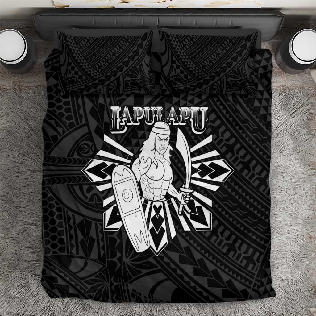 Philippines Tribal Bedding Set King Lapu Lapu Black Version LT05 Black - Polynesian Pride