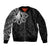 Philippines Tribal Bomber Jacket King Lapu Lapu Black Version