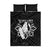Philippines Tribal Quilt Bed Set King Lapu Lapu Black Version