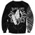 Philippines Tribal Sweatshirt King Lapu Lapu Black Version