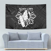 Philippines Tribal Tapestry King Lapu Lapu Black Version