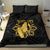 Philippines Tribal Bedding Set King Lapu Lapu Gold Version