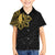 Philippines Tribal Family Matching Summer Maxi Dress and Hawaiian Shirt King Lapu Lapu Gold Version