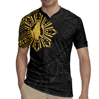 Philippines Tribal Rugby Jersey King Lapu Lapu Gold Version
