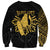 Philippines Tribal Sweatshirt King Lapu Lapu Gold Version