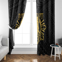 Philippines Tribal Window Curtain King Lapu Lapu Gold Version