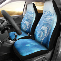 Mother's Love Is Deeper Than Ocean Car Seat Cover Polynesian Style
