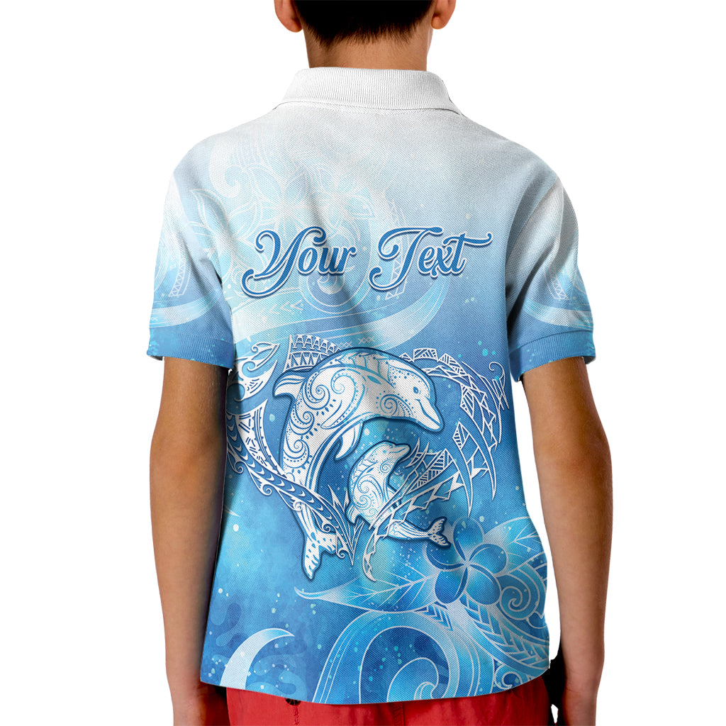 Mother's Love Is Deeper Than Ocean Kid Polo Shirt Polynesian Style