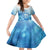 Mother's Love Is Deeper Than Ocean Kid Short Sleeve Dress Polynesian Style