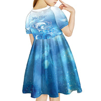 Mother's Love Is Deeper Than Ocean Kid Short Sleeve Dress Polynesian Style LT05 - Polynesian Pride