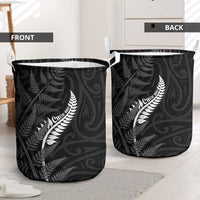New Zealand Chur Bro Laundry Basket Maori Koru With Silver Fern