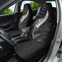 New Zealand Chur Bro Car Seat Cover Maori Koru With Silver Fern
