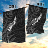 New Zealand Chur Bro Garden Flag Maori Koru With Silver Fern