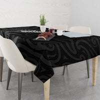 New Zealand Chur Bro Tablecloth Maori Koru With Silver Fern LT05 - Polynesian Pride