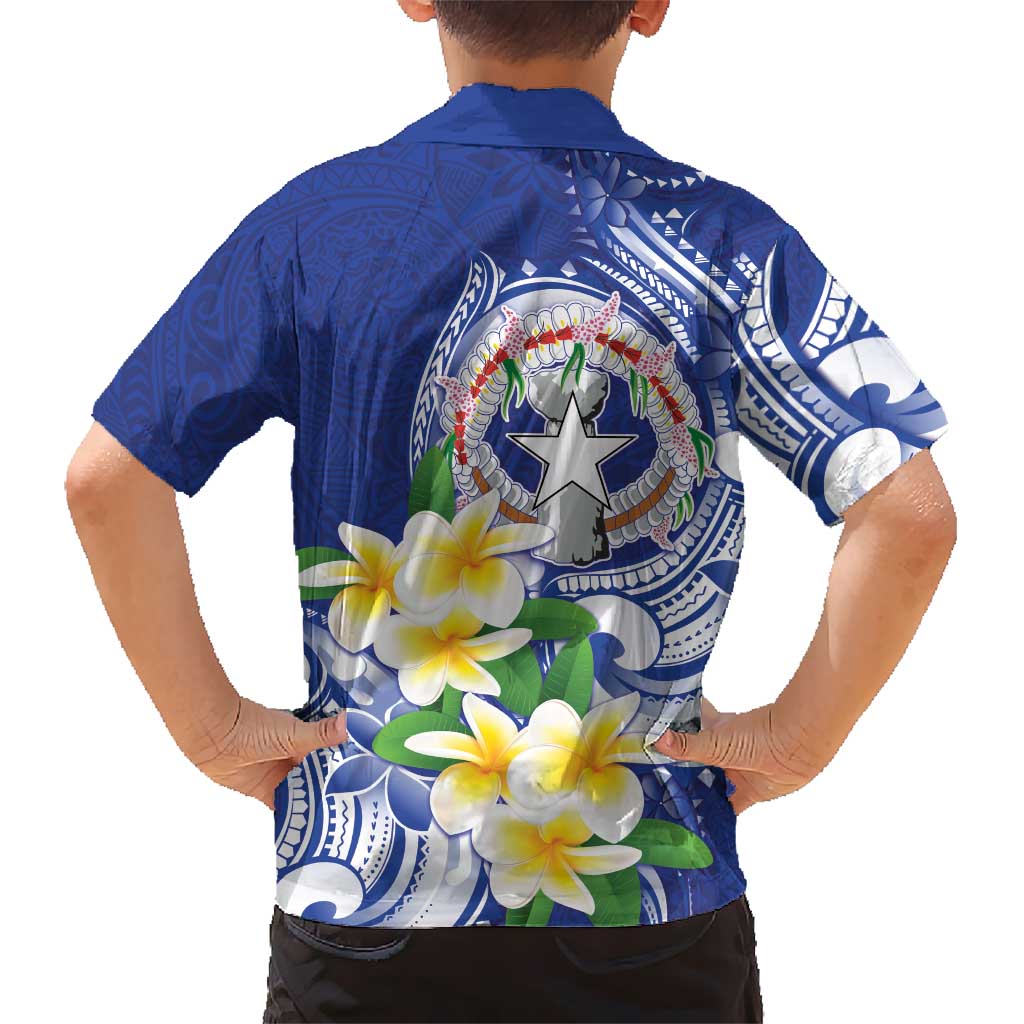 Northern Mariana Islands Family Matching Off Shoulder Maxi Dress and Hawaiian Shirt Polynesian Pattern With Frangipani